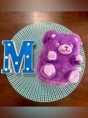 9” Purple Nanco “Yummy Bear” plush
